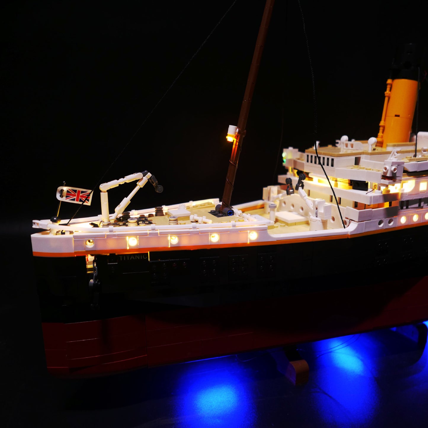 LED világítás LEGO 10294 Titanic hajó modellhez – DIY építőkészlet
