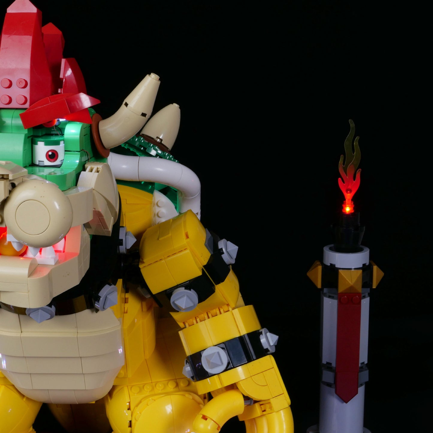 LED világítás LEGO 71411 Mighty Bowser-hez – Távirányítós DIY világításkészlet