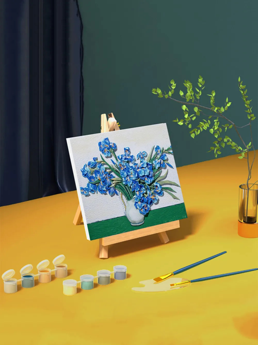 Van Gogh Íriszek – 3D DIY olajfestő készlet