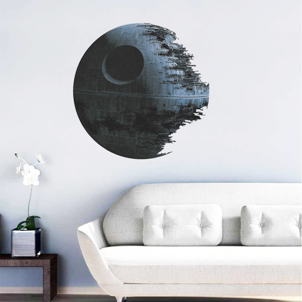 Star Wars Halálcsillag falmatrica – Sci-fi dekoráció PVC-ből