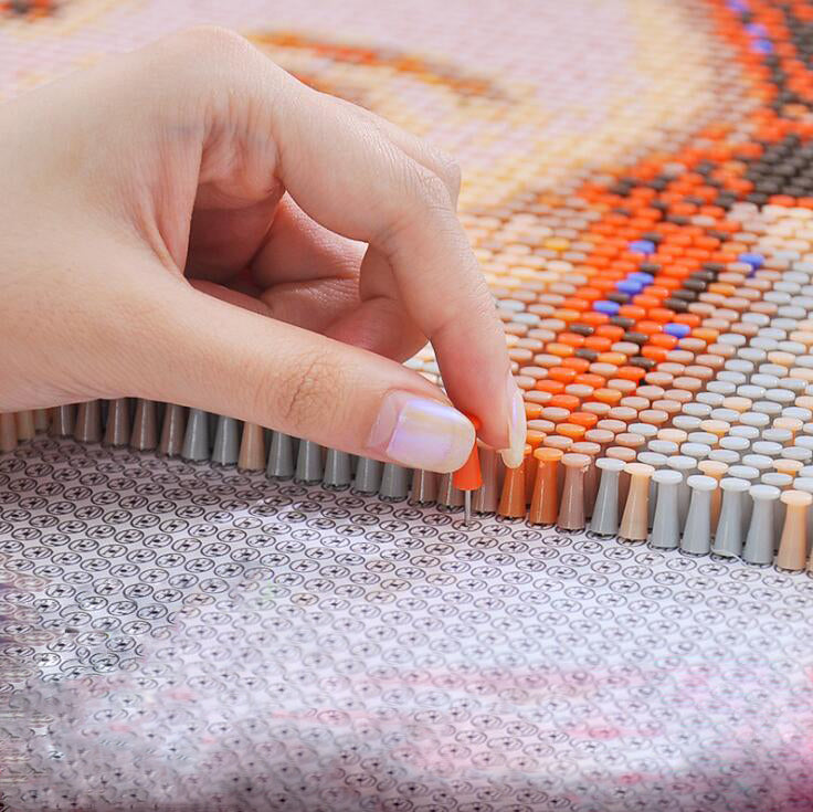 DIY Pushpin Festés – Egyedi Portré Készítő Kreatív Szett