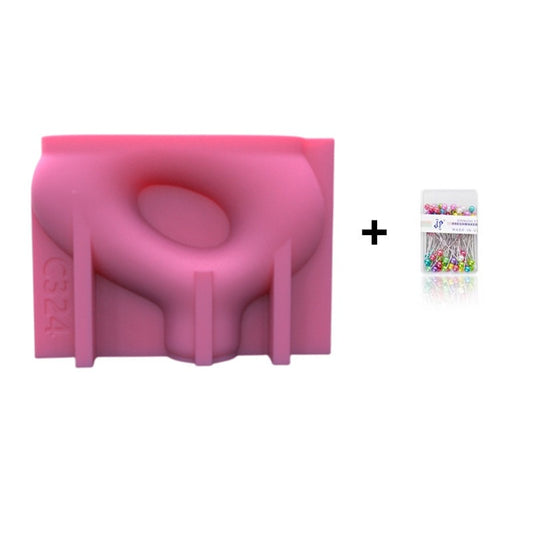 Modern csavart formájú szilikon öntőforma – virágcseréphez vagy tolltartóhoz