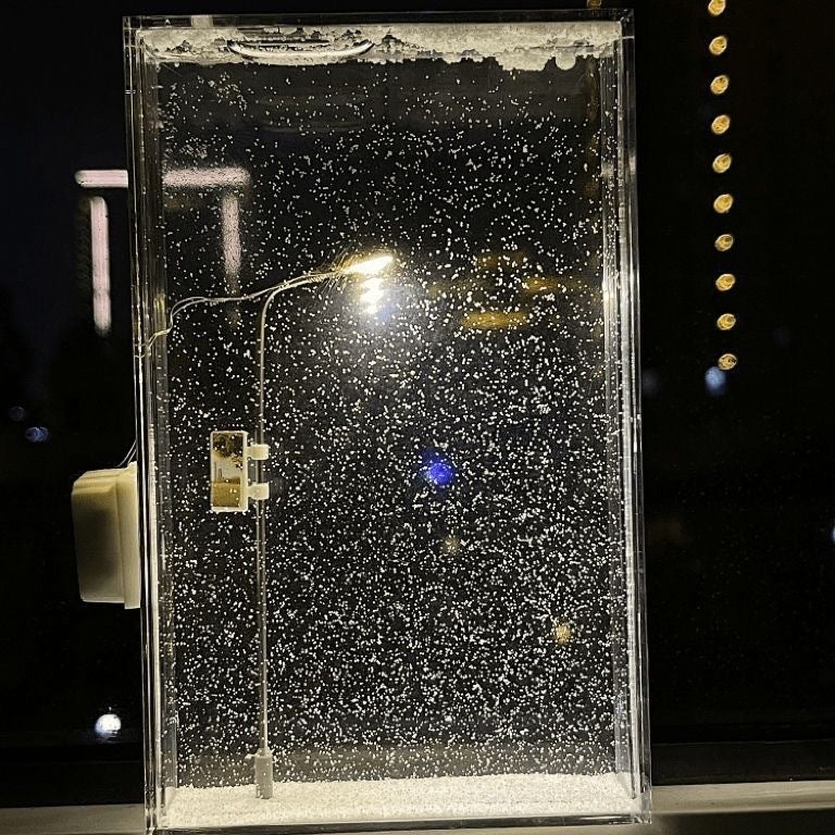 Hóeséses Éjszaka – Kézzel Készített DIY Éjjeli Lámpa