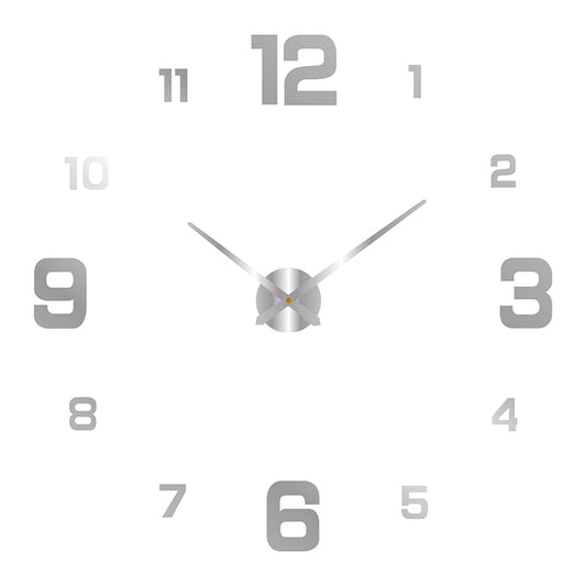 DIY keret nélküli fali óra – halk működésű, 3D hatású dekoráció