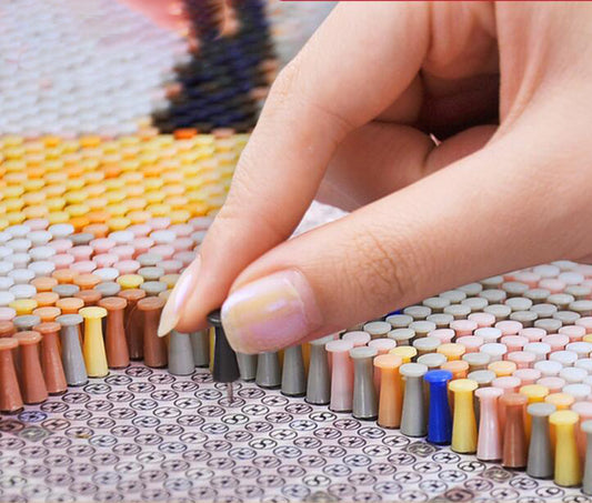 DIY Pushpin Festés – Egyedi Portré Készítő Kreatív Szett