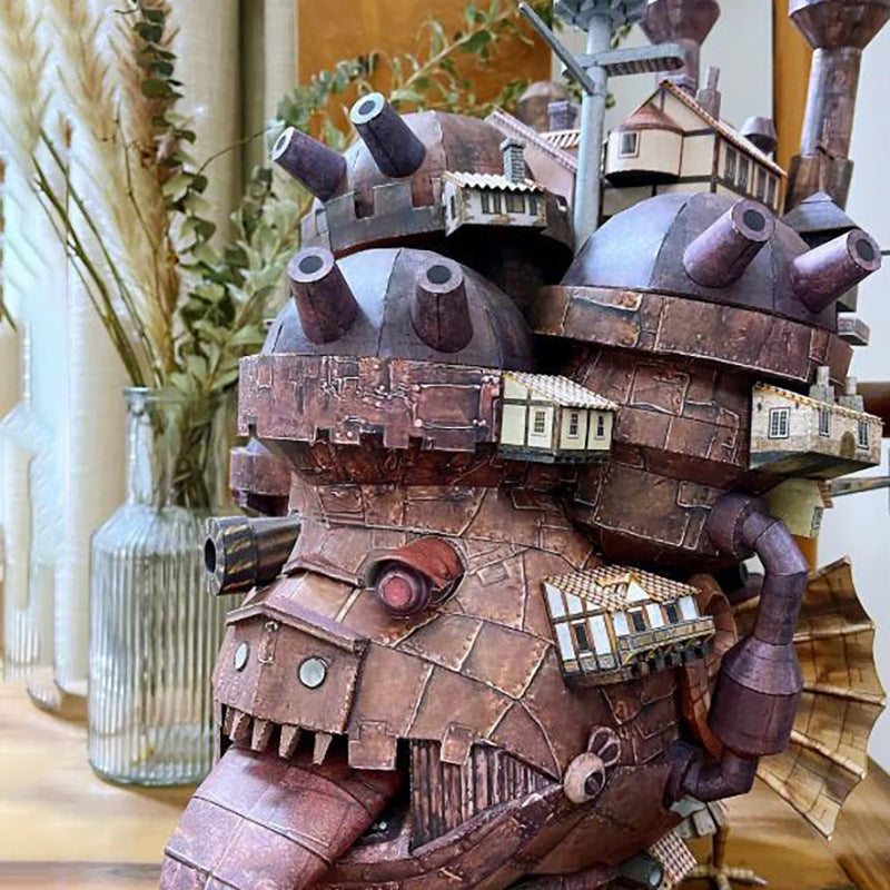 Miyazaki kastély – 3D papírmakett | DIY kézműves modell
