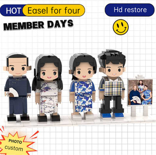 Fotó alapján készült egyedi LEGO stílusú figurák - nagyon népszerű és kreatív ajándék