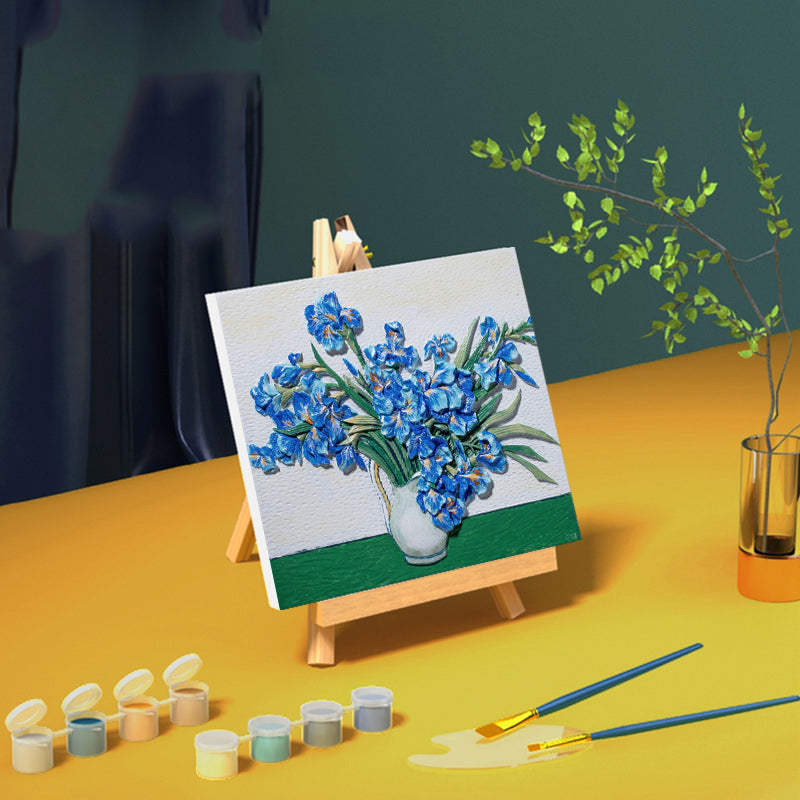 Van Gogh Íriszek – 3D DIY olajfestő készlet
