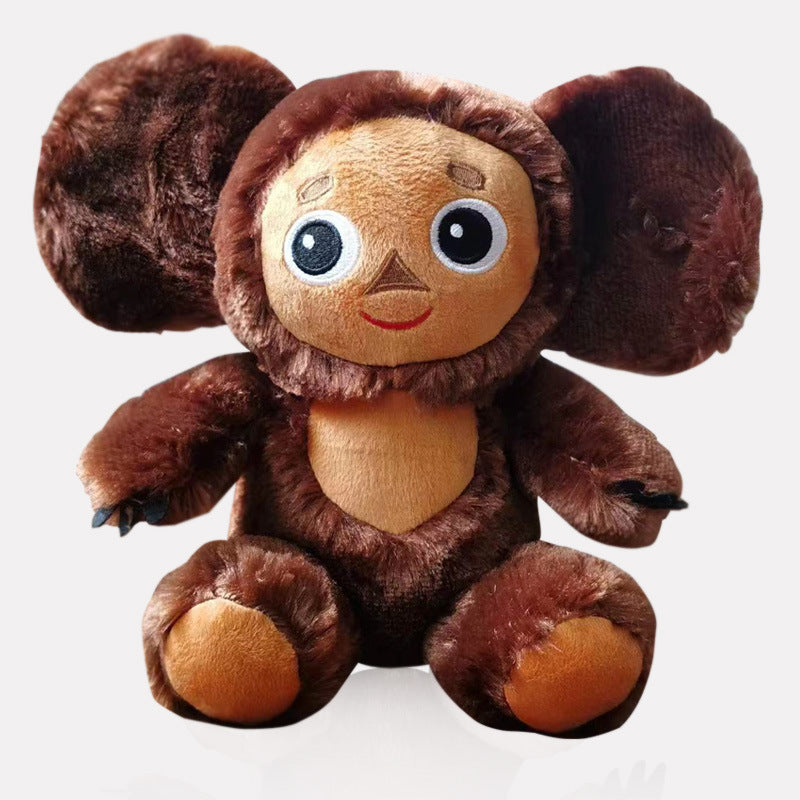 Nagyfülű majom plüss – Puha ölelhető játék, 23 cm / 30 cm
