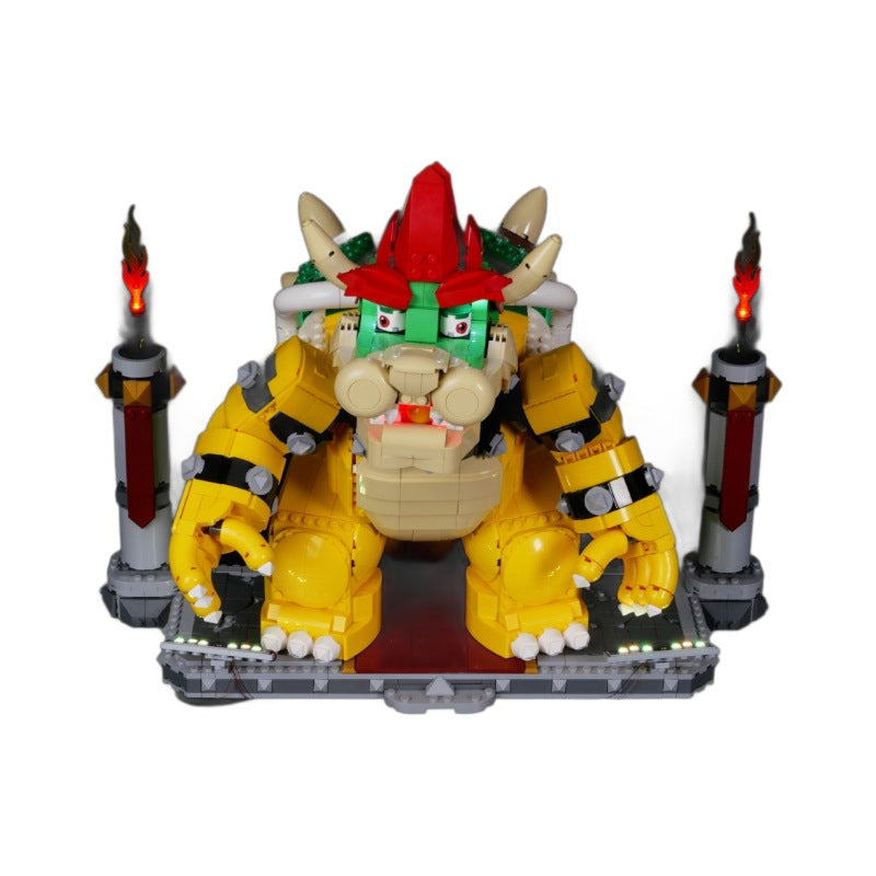LED világítás LEGO 71411 Mighty Bowser-hez – Távirányítós DIY világításkészlet