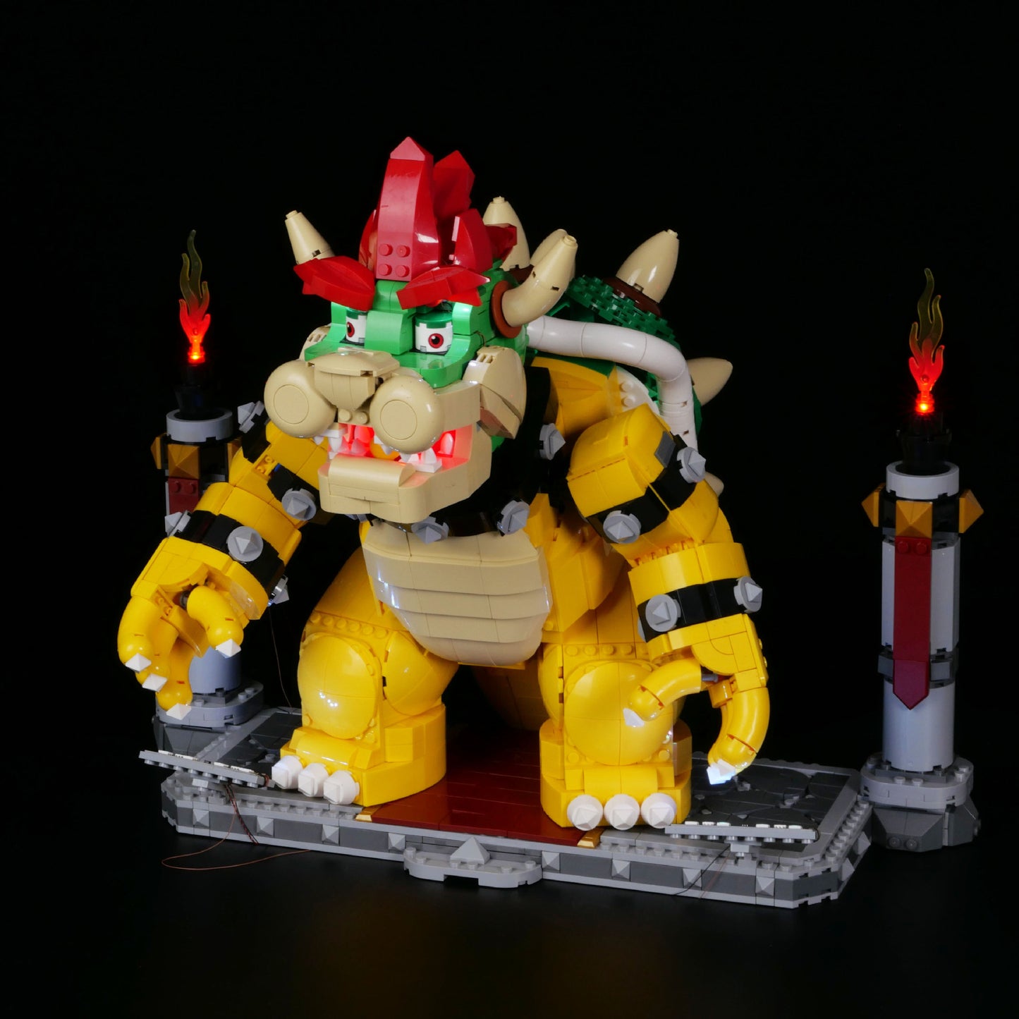 LED világítás LEGO 71411 Mighty Bowser-hez – Távirányítós DIY világításkészlet