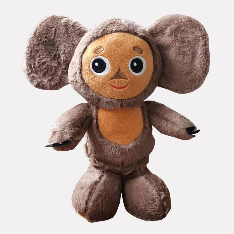 Nagyfülű majom plüss – Puha ölelhető játék, 23 cm / 30 cm
