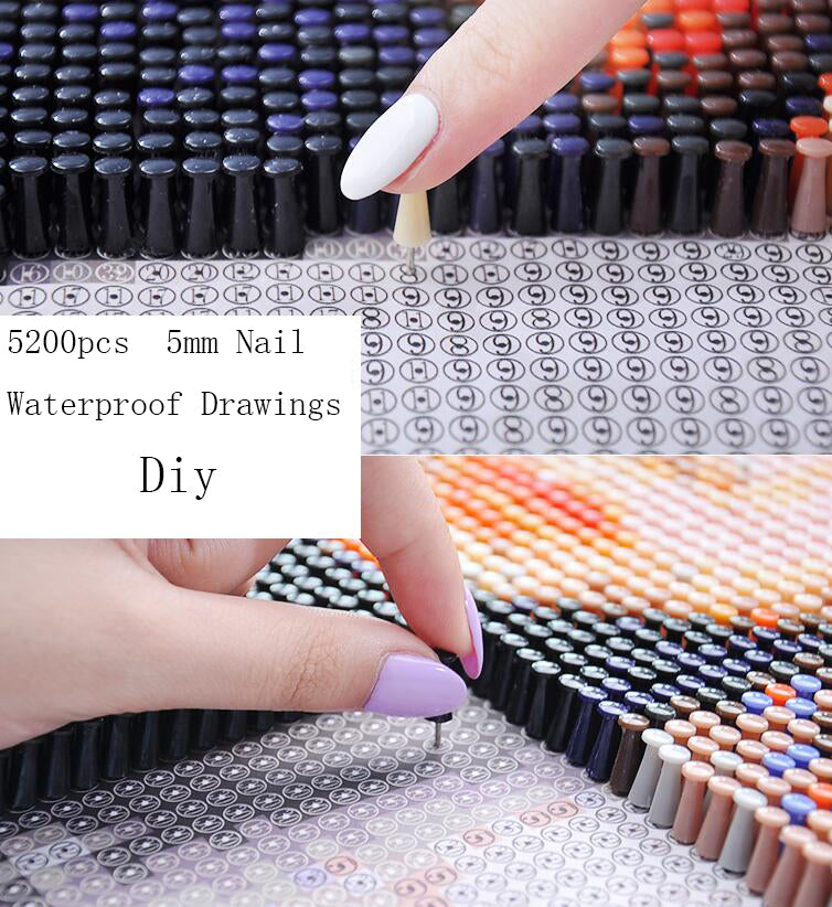 DIY Pushpin Festés – Egyedi Portré Készítő Kreatív Szett