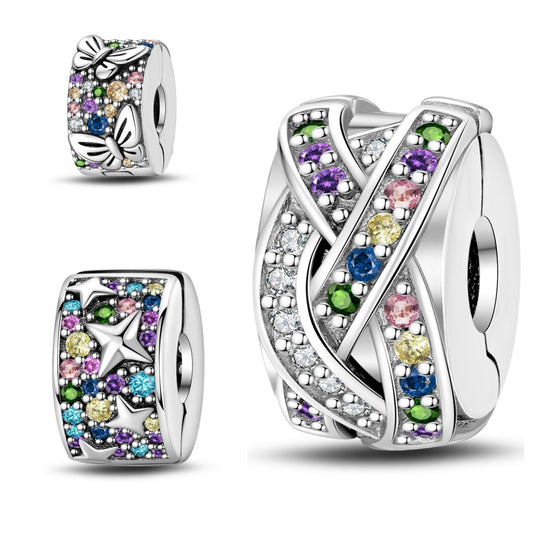 Pillangó és csillag formájú biztonsági kapocs – DIY gyöngyfűző kiegészítő