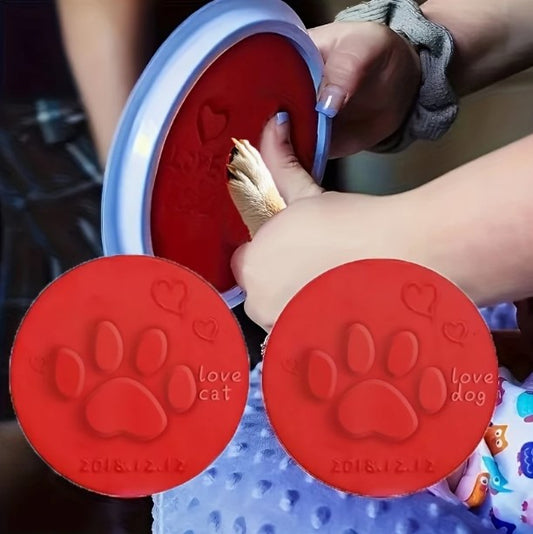 Kisállat mancsnyomat agyag