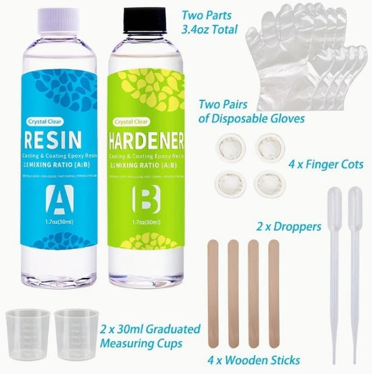 Kristálytiszta Epoxigyanta Készlet