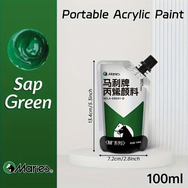 Marie's akrilfesték – 100 ml, vízálló, gazdag pigmenttartalmú, többféle felületre