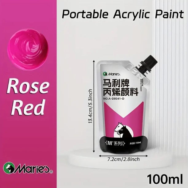 Marie's akrilfesték – 100 ml, vízálló, gazdag pigmenttartalmú, többféle felületre