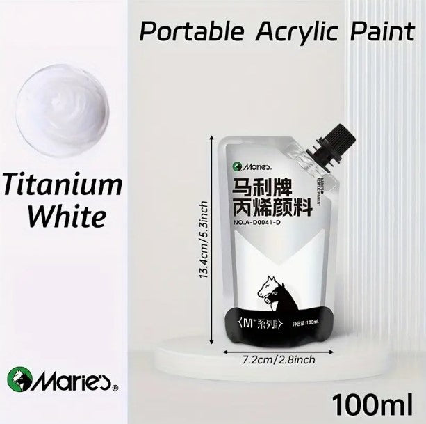 Marie's akrilfesték – 100 ml, vízálló, gazdag pigmenttartalmú, többféle felületre