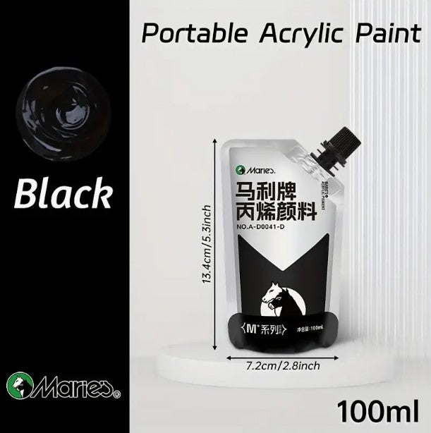 Marie's akrilfesték – 100 ml, vízálló, gazdag pigmenttartalmú, többféle felületre