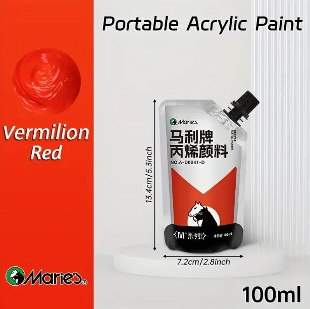 Marie's akrilfesték – 100 ml, vízálló, gazdag pigmenttartalmú, többféle felületre