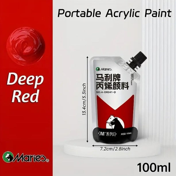 Marie's akrilfesték – 100 ml, vízálló, gazdag pigmenttartalmú, többféle felületre