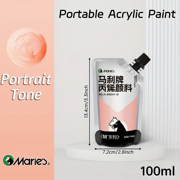 Marie's akrilfesték – 100 ml, vízálló, gazdag pigmenttartalmú, többféle felületre