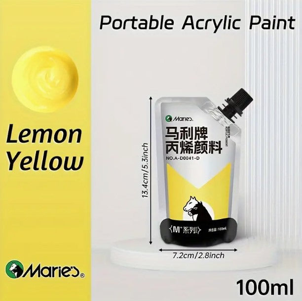 Marie's akrilfesték – 100 ml, vízálló, gazdag pigmenttartalmú, többféle felületre