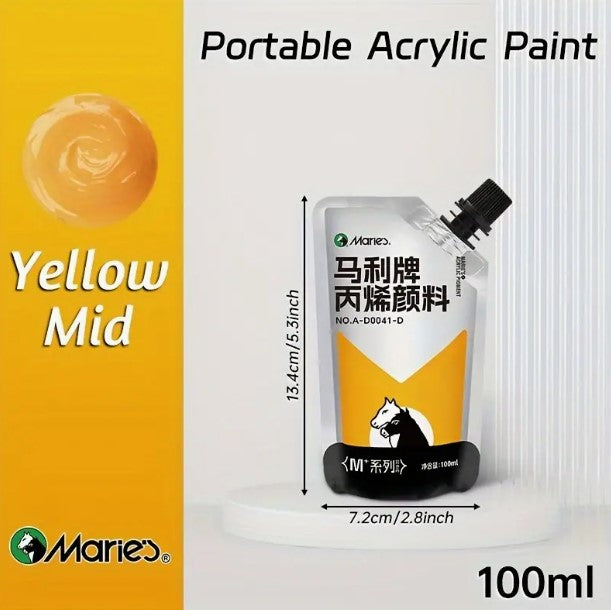 Marie's akrilfesték – 100 ml, vízálló, gazdag pigmenttartalmú, többféle felületre