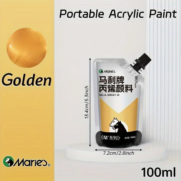 Marie's akrilfesték – 100 ml, vízálló, gazdag pigmenttartalmú, többféle felületre