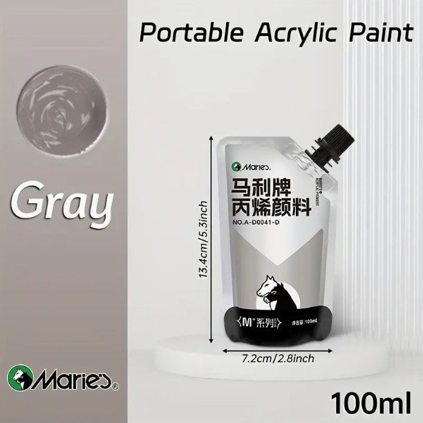 Marie's akrilfesték – 100 ml, vízálló, gazdag pigmenttartalmú, többféle felületre