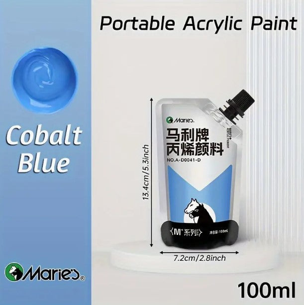 Marie's akrilfesték – 100 ml, vízálló, gazdag pigmenttartalmú, többféle felületre