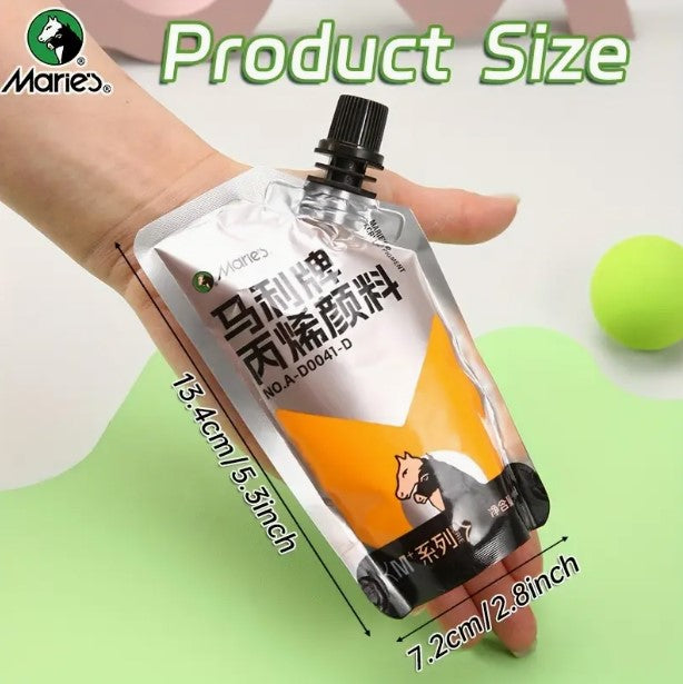 Marie's akrilfesték – 100 ml, vízálló, gazdag pigmenttartalmú, többféle felületre