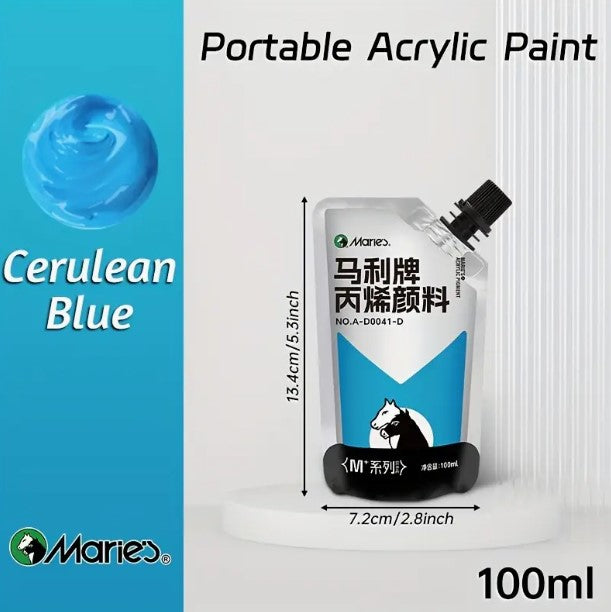 Marie's akrilfesték – 100 ml, vízálló, gazdag pigmenttartalmú, többféle felületre
