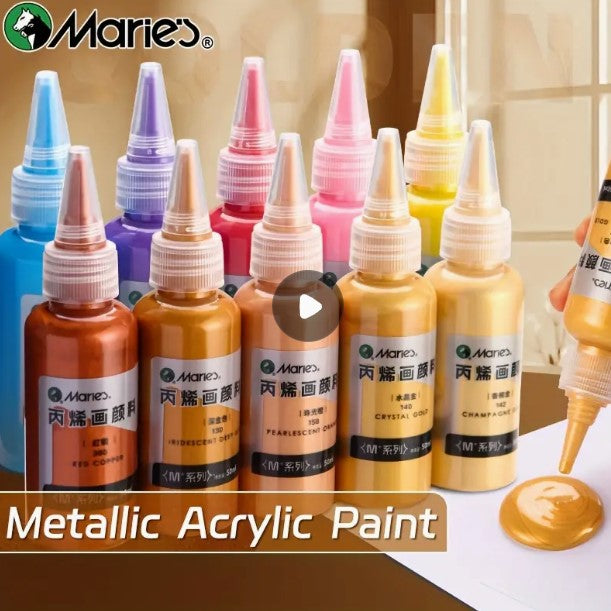 Marie's akrilfesték – 100 ml, vízálló, gazdag pigmenttartalmú, többféle felületre