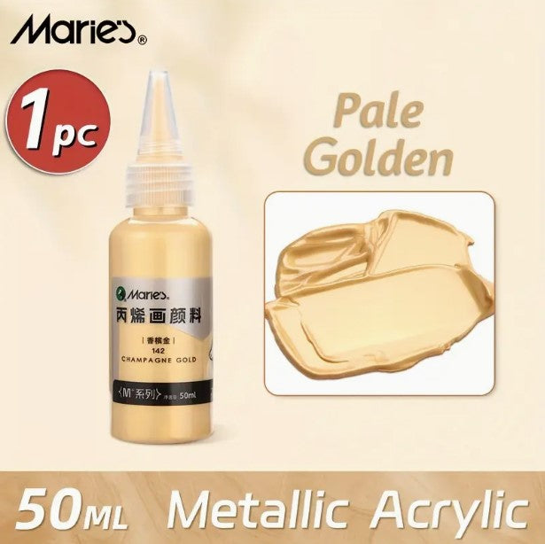 Marie's akrilfesték – 100 ml, vízálló, gazdag pigmenttartalmú, többféle felületre