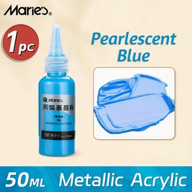 Marie's akrilfesték – 100 ml, vízálló, gazdag pigmenttartalmú, többféle felületre