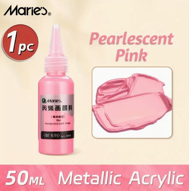 Marie's akrilfesték – 100 ml, vízálló, gazdag pigmenttartalmú, többféle felületre