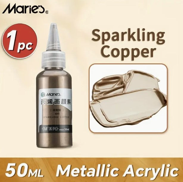 Marie's akrilfesték – 100 ml, vízálló, gazdag pigmenttartalmú, többféle felületre