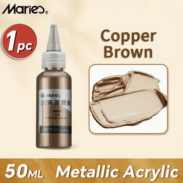 Marie's akrilfesték – 100 ml, vízálló, gazdag pigmenttartalmú, többféle felületre