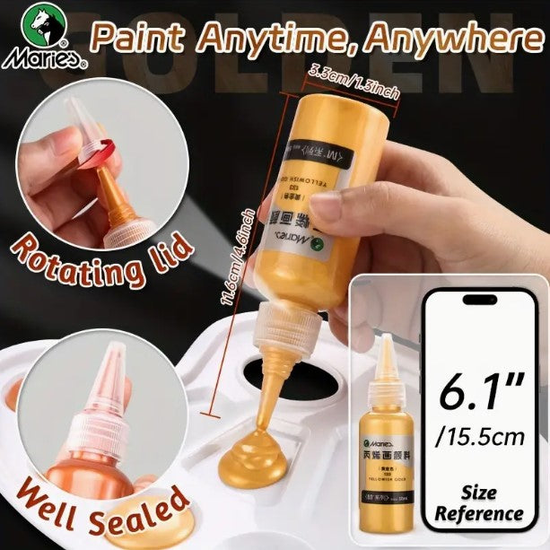 Marie's akrilfesték – 100 ml, vízálló, gazdag pigmenttartalmú, többféle felületre