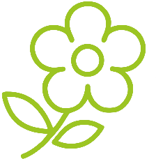 Dekorációs alapanyagok ikon