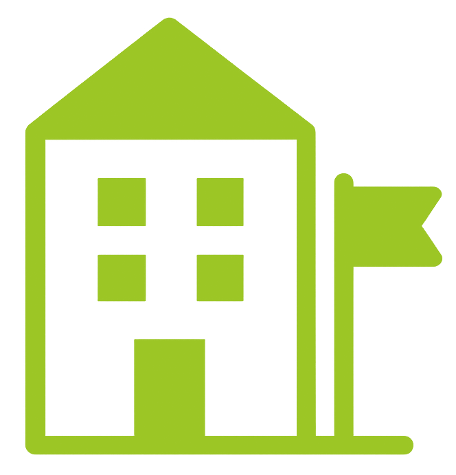 Épület modellek ikon