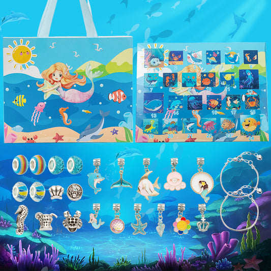Óceán témájú gyerek DIY karkötő szett