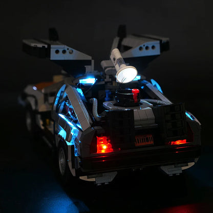 DIY világítás LEGO® 10300 Vissza a jövőbe időgéphez – LED szett távirányítóval