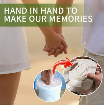 DIY 3D kézformázó öntőkészlet – emlékalkotás pároknak, családnak, barátoknak