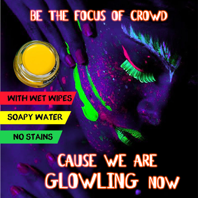 Fit Colors 12 Színű Fluoreszkáló Szemhéjtus – Halloween és Arcdekorációhoz