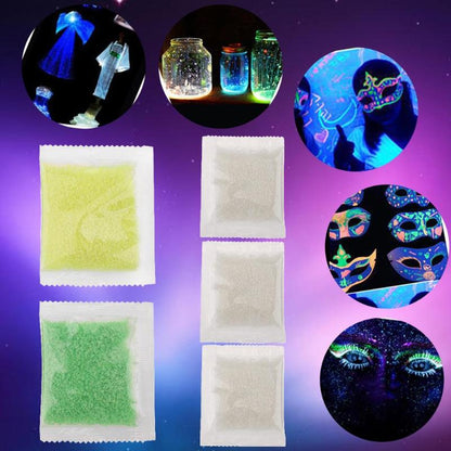 Varázslatos világító homok kívánságüvegben – Fluoreszkáló játék gyerekeknek