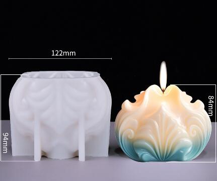 Kagyló alakú szilikon öntőforma – DIY gyertya, diffúzorkő és gipszöntés