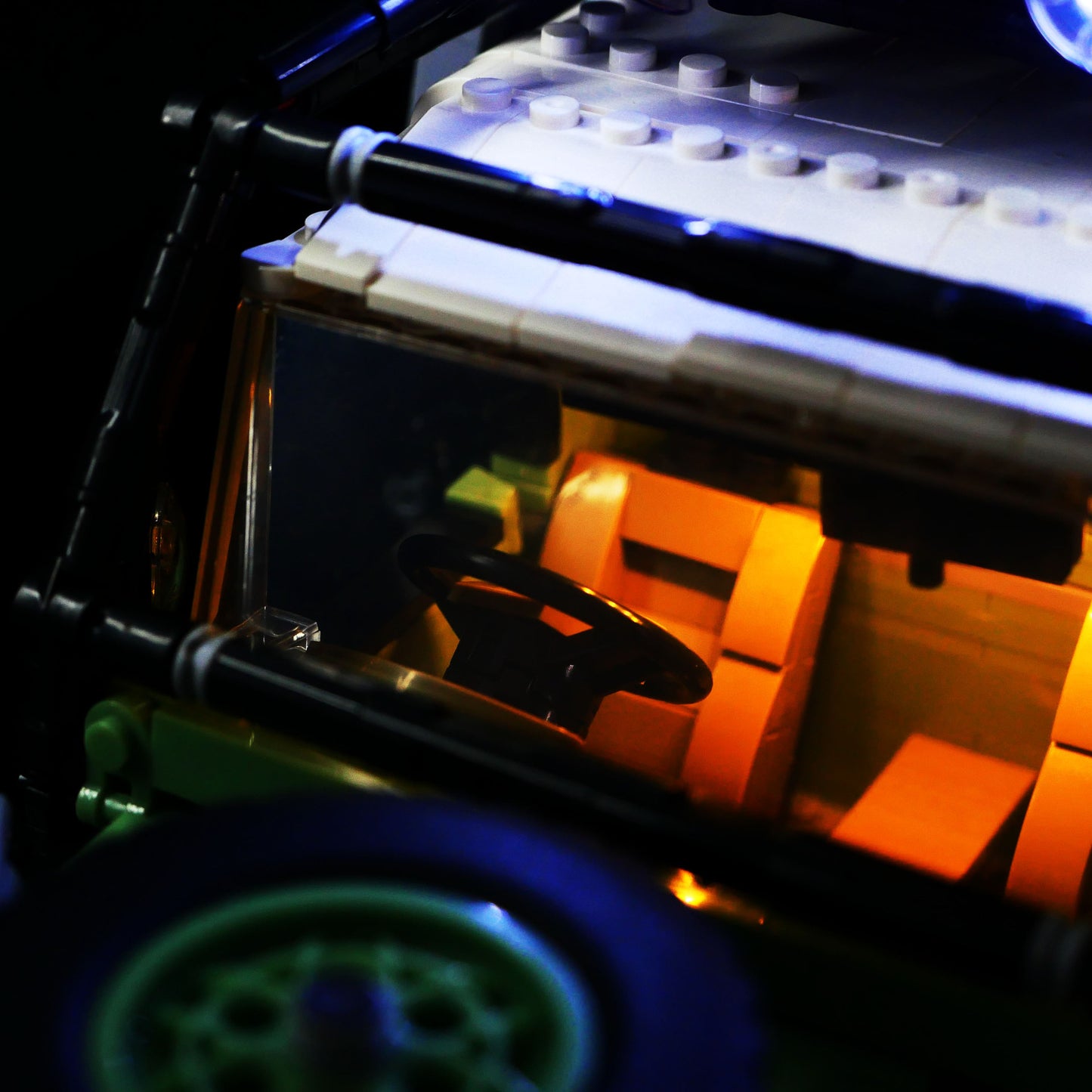 Távirányítós LED világítás LEGO 10317 Land Rover Defender-hez – DIY építőknek